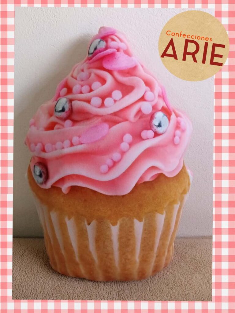 Cupcake de Fresa